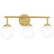 Quoizel Eloise Bath 3 Lights Aged Brass. ELO8624AB - alternate 2